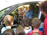 Verkehrssicherheitstag im Kita  G&auml;nsebl&uuml;mchen Ro&szlig;leben (Foto: Bernd M&uuml;ller)