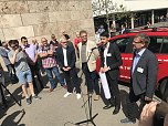 50 Demonstranten kamen aus dem Landkreis Nordhausen (Foto: privat)