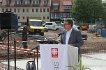 Grundsteinlegung f&uuml;r die Erweiterung des Altenpflegeheims St. Josef in Nordhausen (Foto: Angelo Glashagel)