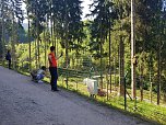 Junge Helfer zu Besuch (Foto: B. Nonnenmacher)