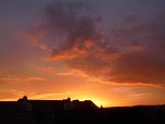Abendhimmel &uuml;ber Nordhausen  (Foto: Bernd Thielbeer)