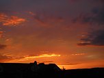 Abendhimmel &uuml;ber Nordhausen  (Foto: Bernd Thielbeer)