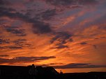 Abendhimmel &uuml;ber Nordhausen  (Foto: Bernd Thielbeer)