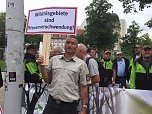 Demonstration vor der Th&uuml;ringer Staatskanzlei (Foto: Peter Morich)
