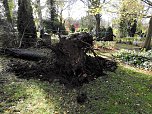 Aufr&auml;umarbeiten auf dem Hauptfriedhof (Foto: Peter Blei)