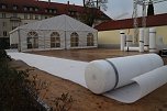 Eislaufen mitten in Nordhausen - morgen wird die Eisbahn vor der Marktpassage er&ouml;ffnet (Foto: Angelo Glashagel)