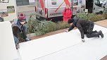 Eislaufen mitten in Nordhausen - morgen wird die Eisbahn vor der Marktpassage er&ouml;ffnet (Foto: Angelo Glashagel)