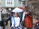 Tr&auml;nen auf dem Markt (Foto: nnz)