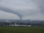 Dicke Rauchschwaden über Greußen (Foto: privat) Dicke Rauchschwaden über Greußen (Foto: privat)