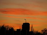Sonnenuntergang in Nordhausen (Foto: P. Blei)