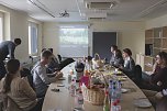 Das erste Gr&uuml;nderfr&uuml;hst&uuml;ck an der Hochschule Nordhausen (Foto: Mar&iacute;lia Santana)