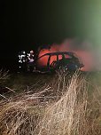 Fahrzeugbrand in Clingen (Foto: Feuerwehr Clingen)