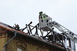 Dachbalken entfernt (Foto: S. Dietzel)