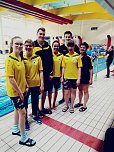 Beim Schwimmfest in Halle mit dabei (Foto: privat)