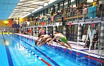 Die jungen Schwimmerinnen und Schwimmer des SVN beim Adventsschwimmen in Erfurt (Foto: SVN 90)