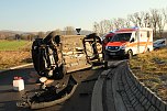 Mit zwei Promille auf Kreisel aufgefahren (Foto: S. Dietzel)