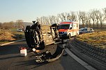 Mit zwei Promille auf Kreisel aufgefahren (Foto: S. Dietzel)