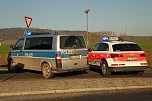 Mit zwei Promille auf Kreisel aufgefahren (Foto: S. Dietzel)