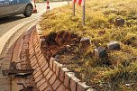 Mit zwei Promille auf Kreisel aufgefahren (Foto: S. Dietzel)