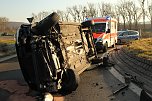 Mit zwei Promille auf Kreisel aufgefahren (Foto: S. Dietzel)