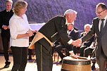 Zwei Mal Ehrenarschleder verliehen (Foto: Karl-Heinz Herrmann)
