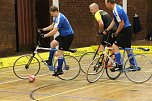 Auch der zweite Heimspieltag in der Radball-Oberliga der M&auml;nner in Nordhausen war f&uuml;r die gastgebende S&uuml;dharzgruppe mit Altstadt Nordhausen und den beiden Ilfelder Mannschaften nicht der erhoffte Befreiungsschlag. (Foto: Uwe Tittel)