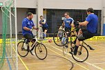 Auch der zweite Heimspieltag in der Radball-Oberliga der M&auml;nner in Nordhausen war f&uuml;r die gastgebende S&uuml;dharzgruppe mit Altstadt Nordhausen und den beiden Ilfelder Mannschaften nicht der erhoffte Befreiungsschlag. (Foto: Uwe Tittel)