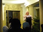 Am Theater-Adventskalender konnte man heute mit Stefanie Hertel einen weiteren Engel begr&uuml;&szlig;en (Foto: Theater Nordhausen/Loh-Orchester Sondershausen GmbH)