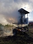 Brandstiftung (Foto: FFW Greu&szlig;en)