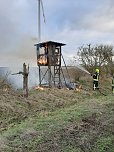 Brandstiftung (Foto: FFW Greu&szlig;en)