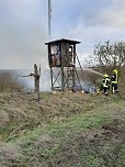 Brandstiftung (Foto: FFW Greu&szlig;en)