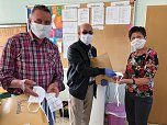 Masken aus Obermehler (Foto: K. Vogler)