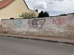 Bilder der Schmierereien (Foto: Silvio Dietzel)