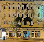 Das n&auml;chtliche Nordhausen (Foto: Peter Blei)