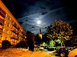 Das n&auml;chtliche Nordhausen (Foto: Peter Blei)
