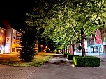 Das n&auml;chtliche Nordhausen (Foto: Peter Blei)