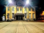 Das n&auml;chtliche Nordhausen (Foto: Peter Blei)