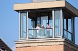 Musik erklang vom Turm (Foto: Karl-Heinz Herrmann)