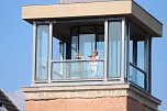 Musik erklang vom Turm (Foto: Karl-Heinz Herrmann)