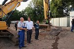 Am Nordh&auml;user Theater wurde heute ein weiterer Blindg&auml;nger aus dem zweiten Weltkrieg erfolgreich entsch&auml;rft (Foto: agl)
