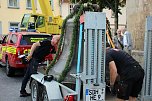 Zwei neue Bronzeglocken werden eingebaut (Foto: Karl-Heinz Herrmann)