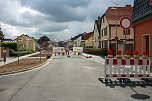 Aufatmen in Jecha, der Verkehr rollt wieder (Foto: Karl-Heinz Herrmann)