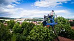 Eindrucksvolle Aufnahmen vom Hebeb&uuml;hnenkonzert (Foto: Martin Ludwig maniax at work)