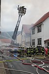 Wohnhausbrand in Buhla (Foto: Silvio Dietzel)