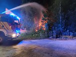Großfeuer am Grimmel (Foto: privat) Großfeuer am Grimmel (Foto: privat)