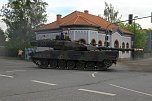 Panzer verlegt - Stau auf Autobahn (Foto: Silvio Dietzel) Panzer verlegt - Stau auf Autobahn (Foto: Silvio Dietzel)