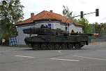 Panzer verlegt - Stau auf Autobahn (Foto: Silvio Dietzel) Panzer verlegt - Stau auf Autobahn (Foto: Silvio Dietzel)