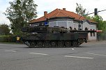 Panzer verlegt - Stau auf Autobahn (Foto: Silvio Dietzel) Panzer verlegt - Stau auf Autobahn (Foto: Silvio Dietzel)