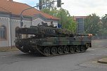 Panzer verlegt - Stau auf Autobahn (Foto: Silvio Dietzel) Panzer verlegt - Stau auf Autobahn (Foto: Silvio Dietzel)
