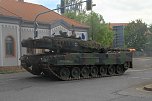Panzer verlegt - Stau auf Autobahn (Foto: Silvio Dietzel) Panzer verlegt - Stau auf Autobahn (Foto: Silvio Dietzel)